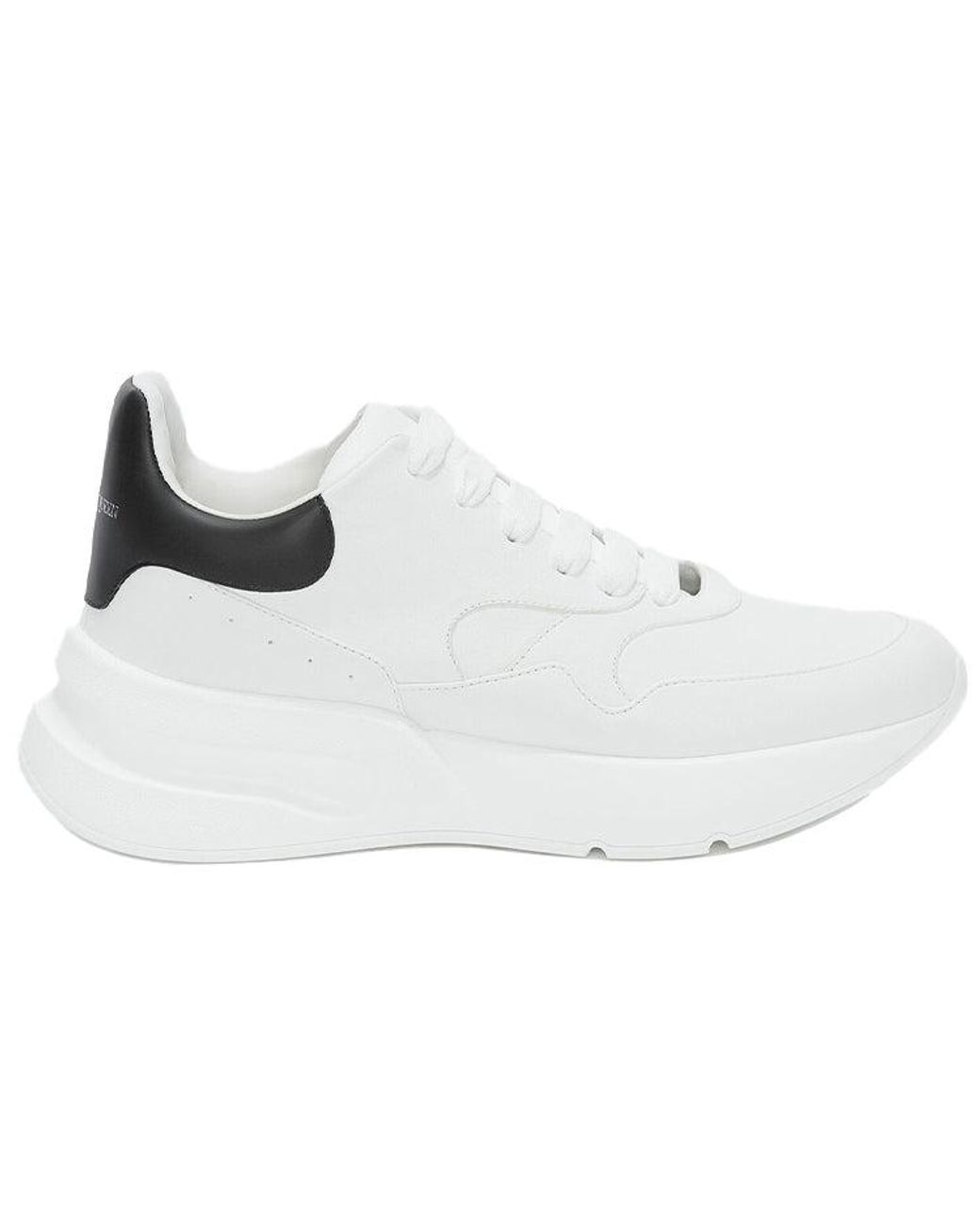 McQueen White Oversized Runner for men