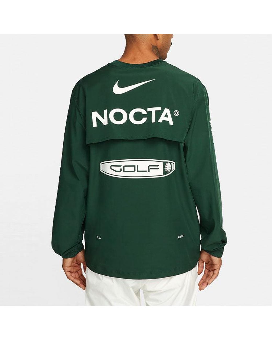 Nike Green X Nocta Long Sleeve Woven Pullover for men