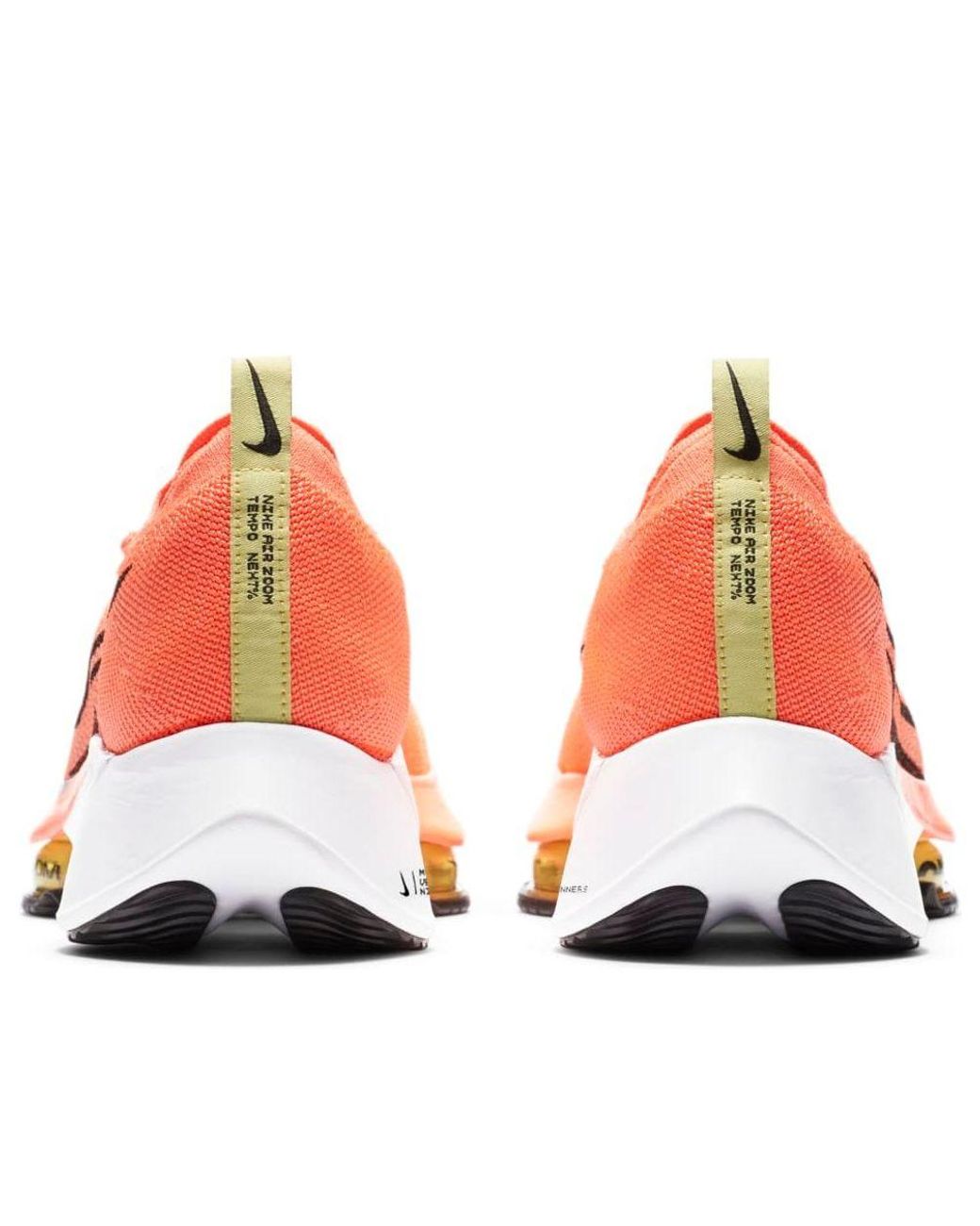 Nike Pink Air Zoom Tempo Next% Flyknit 'Bright Mango' for men