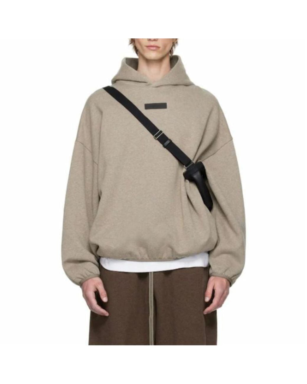 Fear Of God Gray Hoodie 'Heather' for men