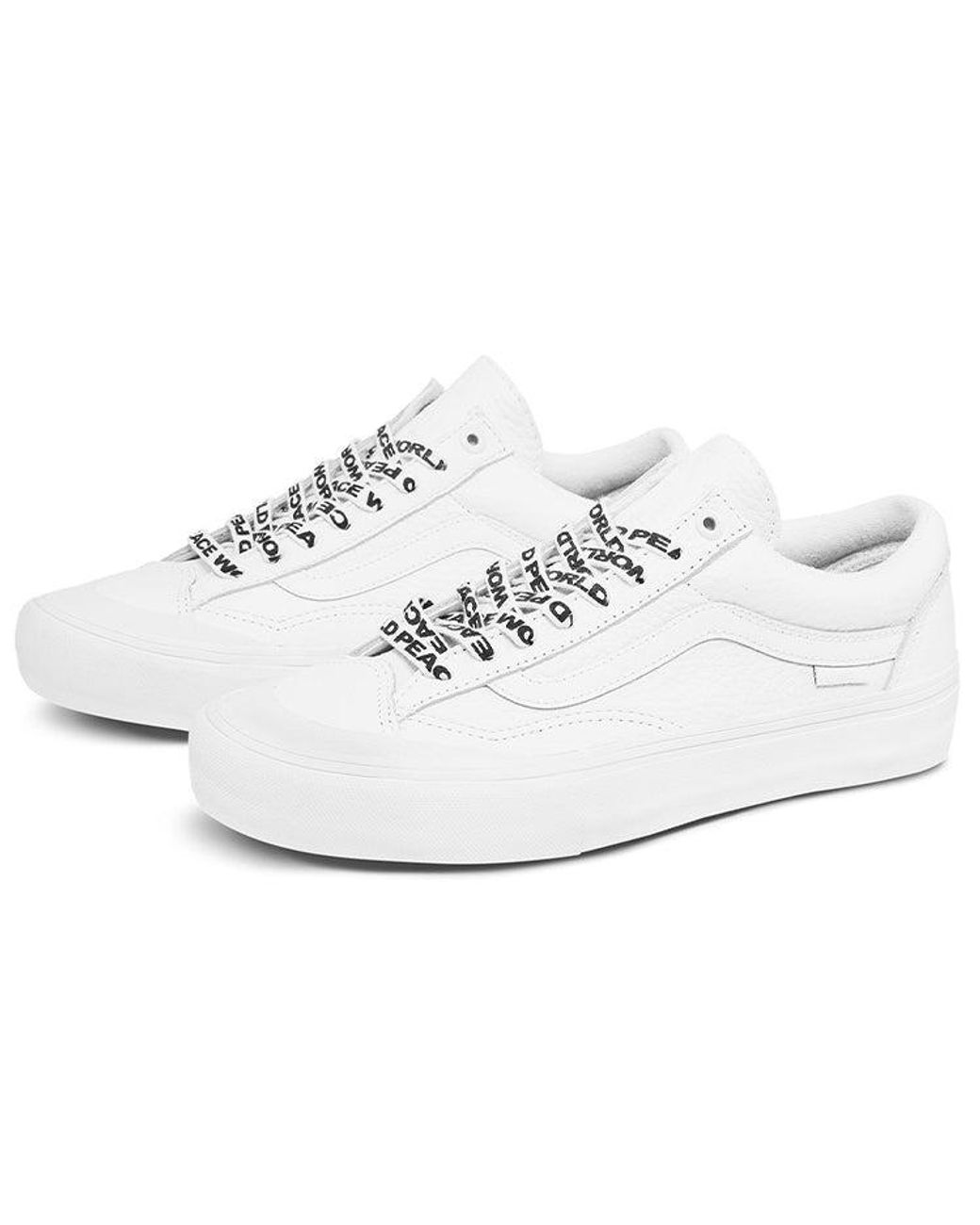 Vans White Style 36 Pro World Peace for men