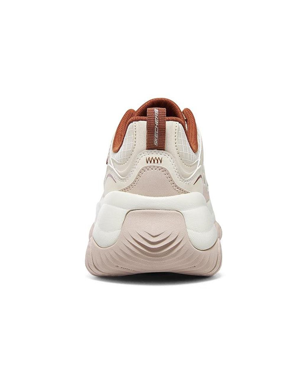 Skechers White (Wmns) D'Lites 1.0 Sneakers