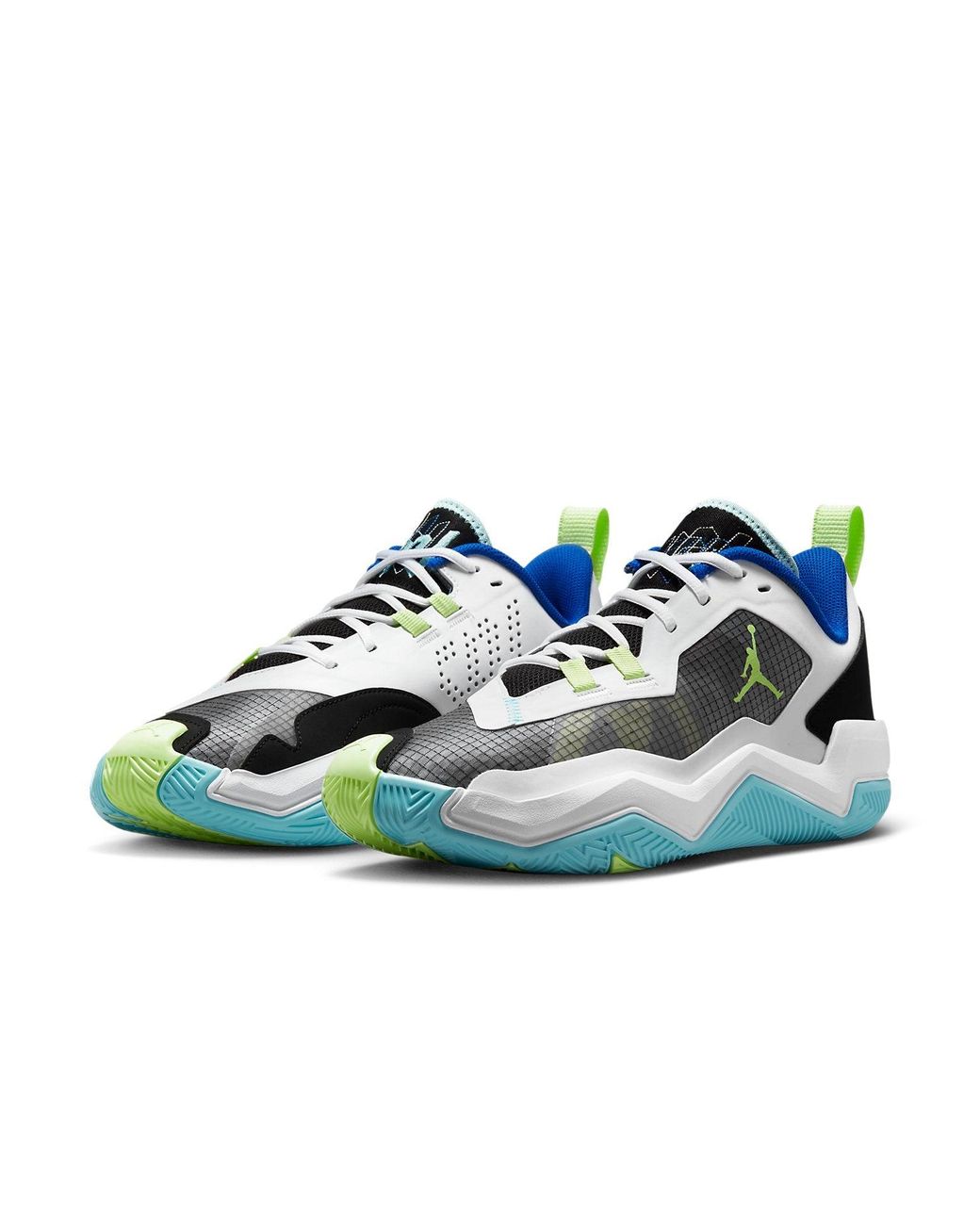 Nike Blue Westbrook One Take 4 Copa Lime' for men