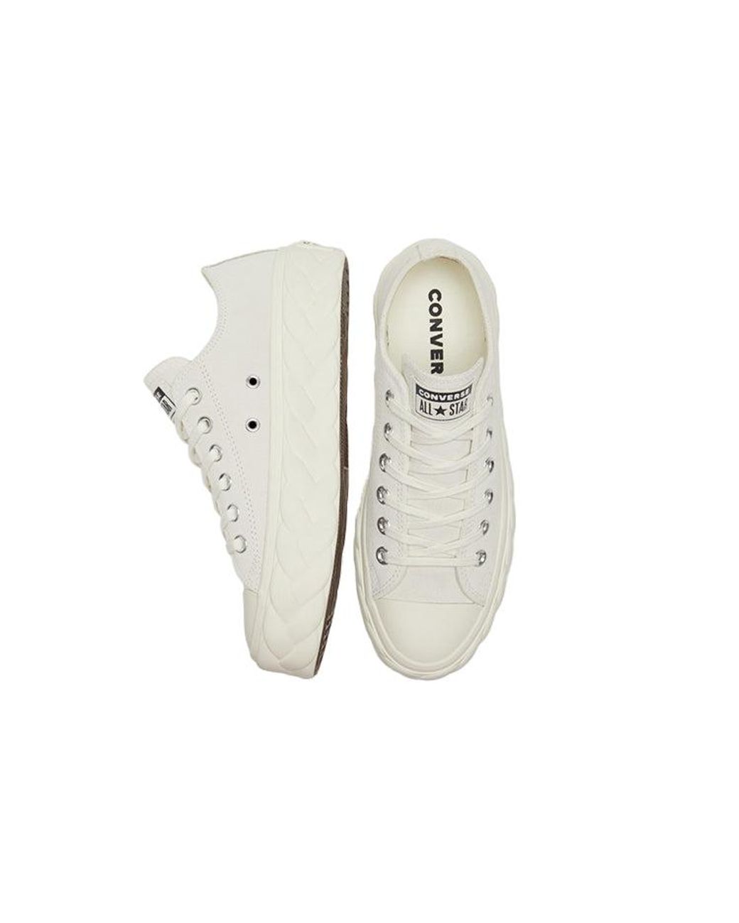 Converse White (Wmns) Chuck Taylor All Star Platform Low 'Runway Cable