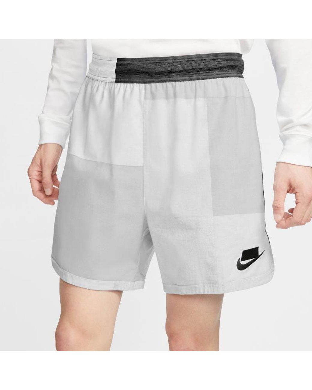 Nike Multicolor Splicing Colorblock Sports Straight Shorts for men
