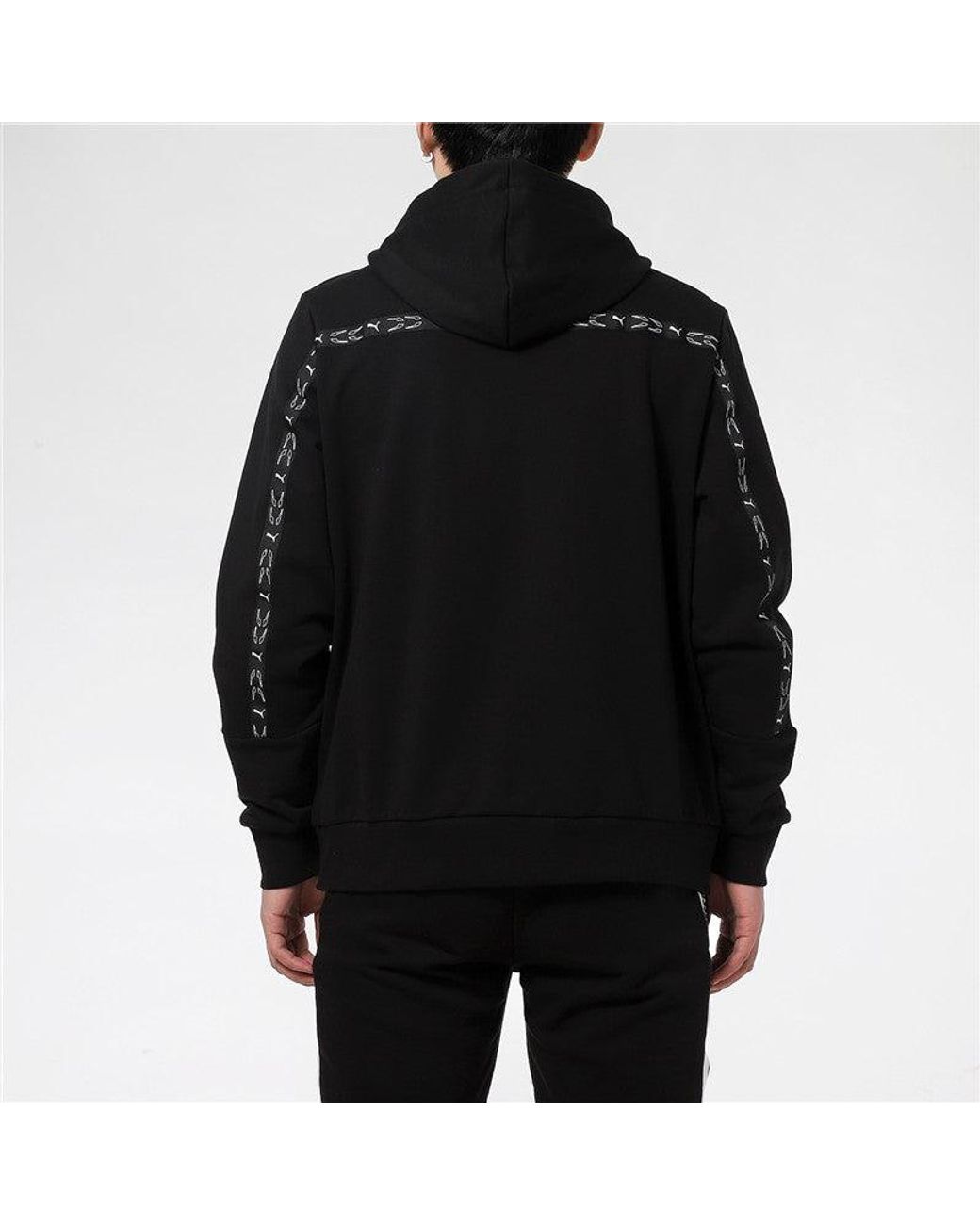 PUMA Black Elevate Hooded Full-Zip Jacket for men