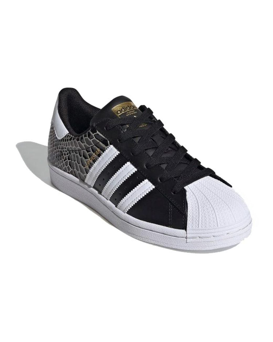 Adidas Black (Wmns) Superstar Snakeskin'