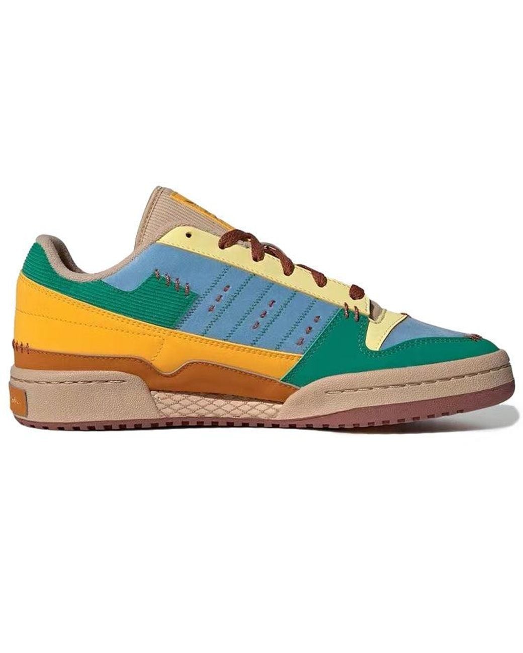 Adidas Blue Melting Sadness X Forum Exhibit Low 'Puppet Costume for men