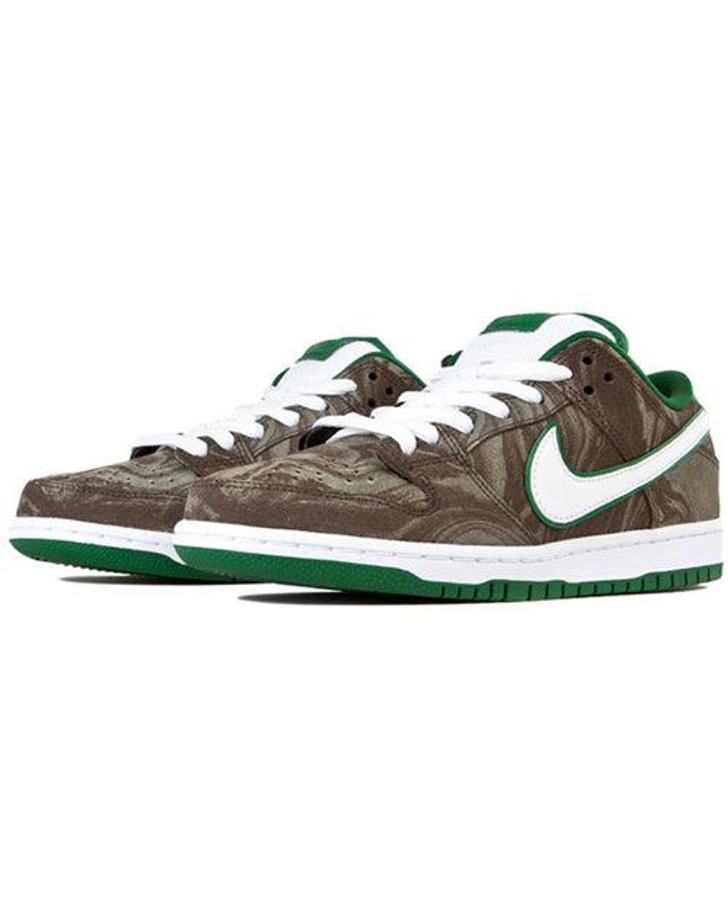 Nike Green Sb Dunk Low Prm 'Coffee' for men