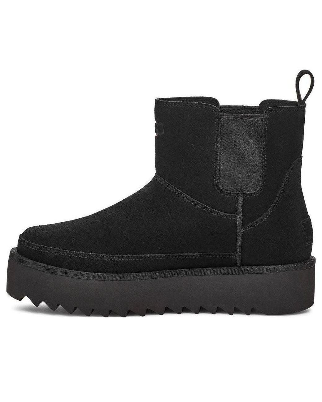 Ugg Black (Wmns) Classic Chelsea Platform Mini Boot