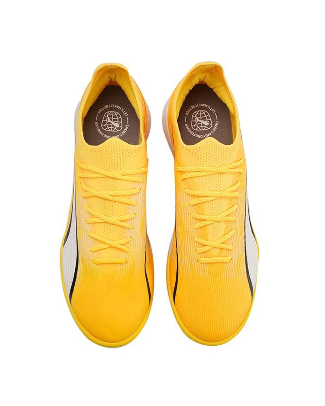 PUMA Yellow Ultra Ultimate Cage Shoes Disc' for men