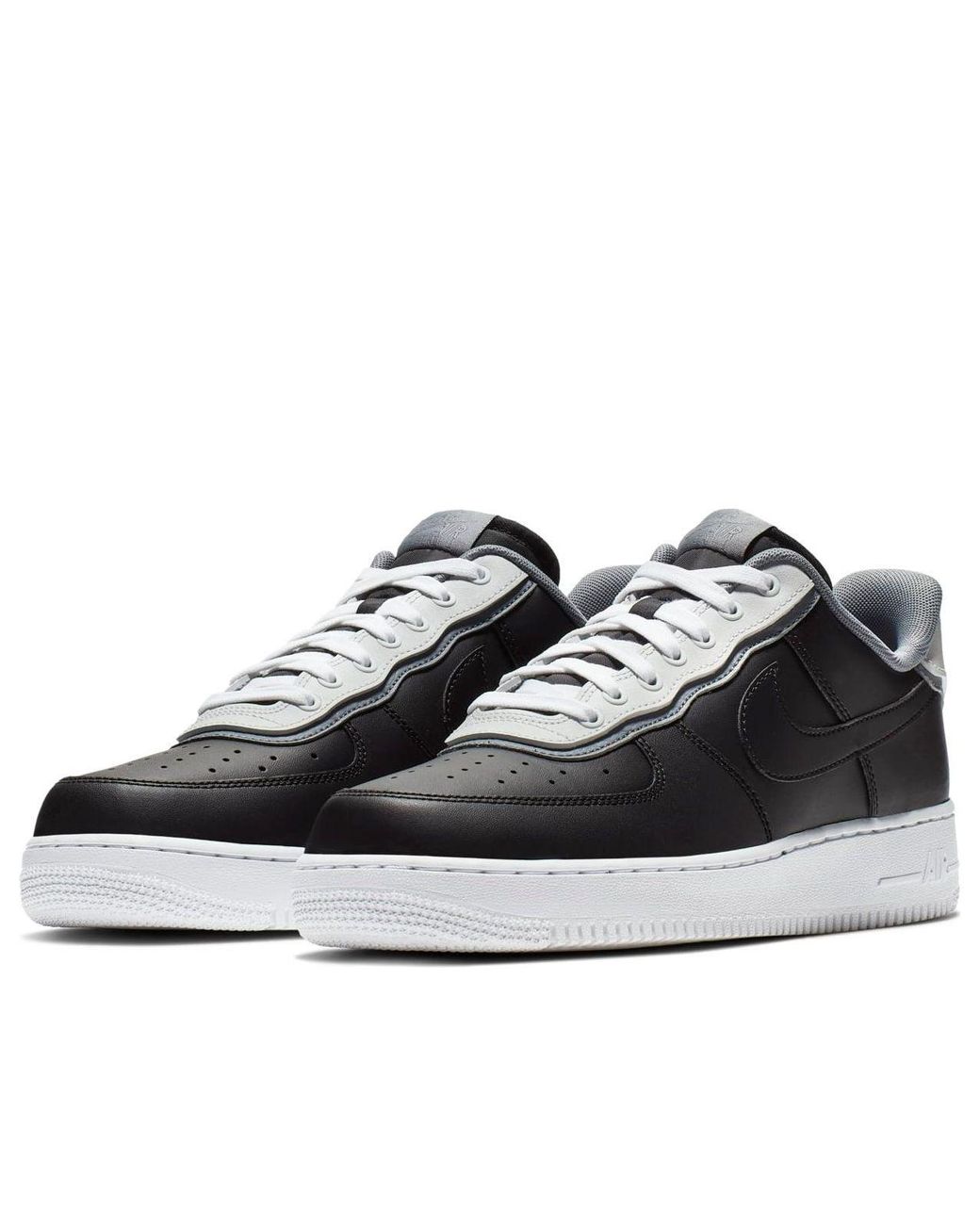 Nike Black Air Force 1 Low '07 Lv8 Pure Platinum' for men