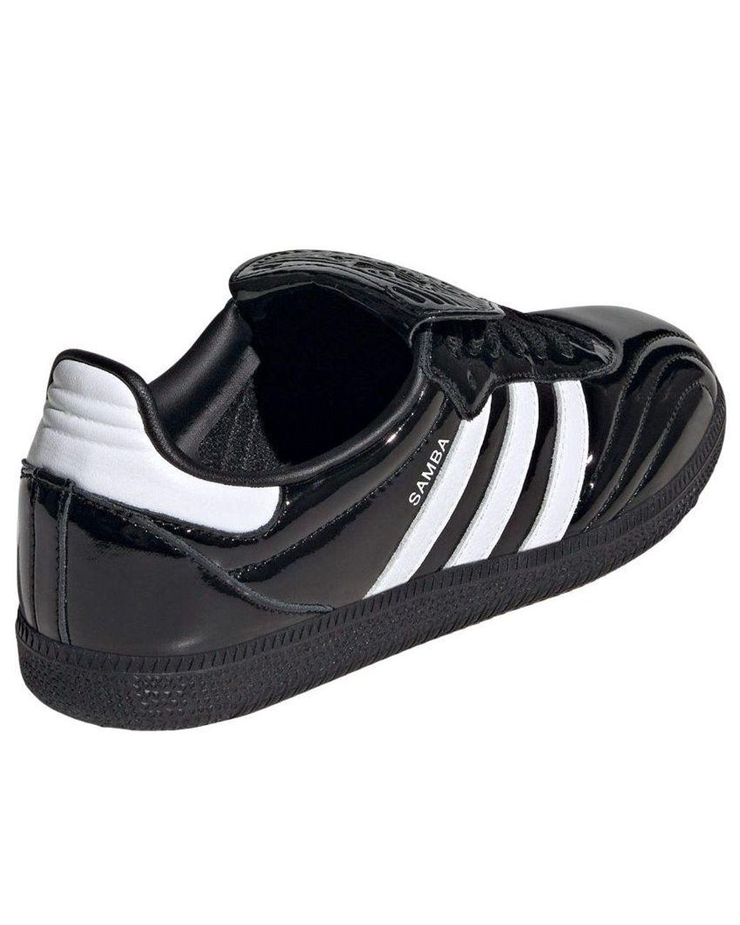 Adidas Black Samba Lt Patent Leather" Sneakers