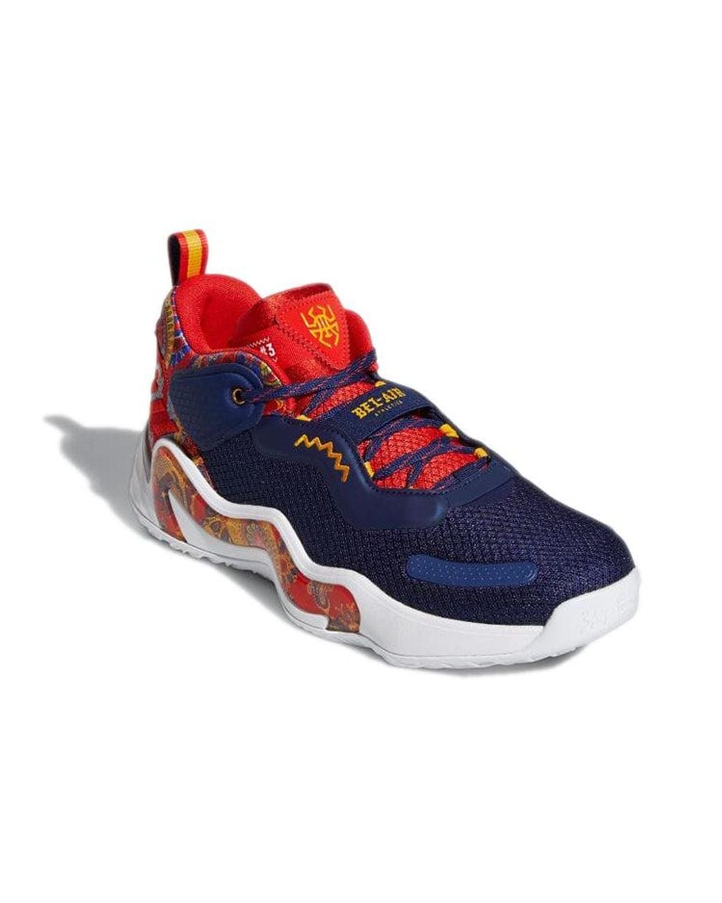 Adidas Blue D.O.N. Issue #3 "Bel-Air Athletics Dark" H68047" for men