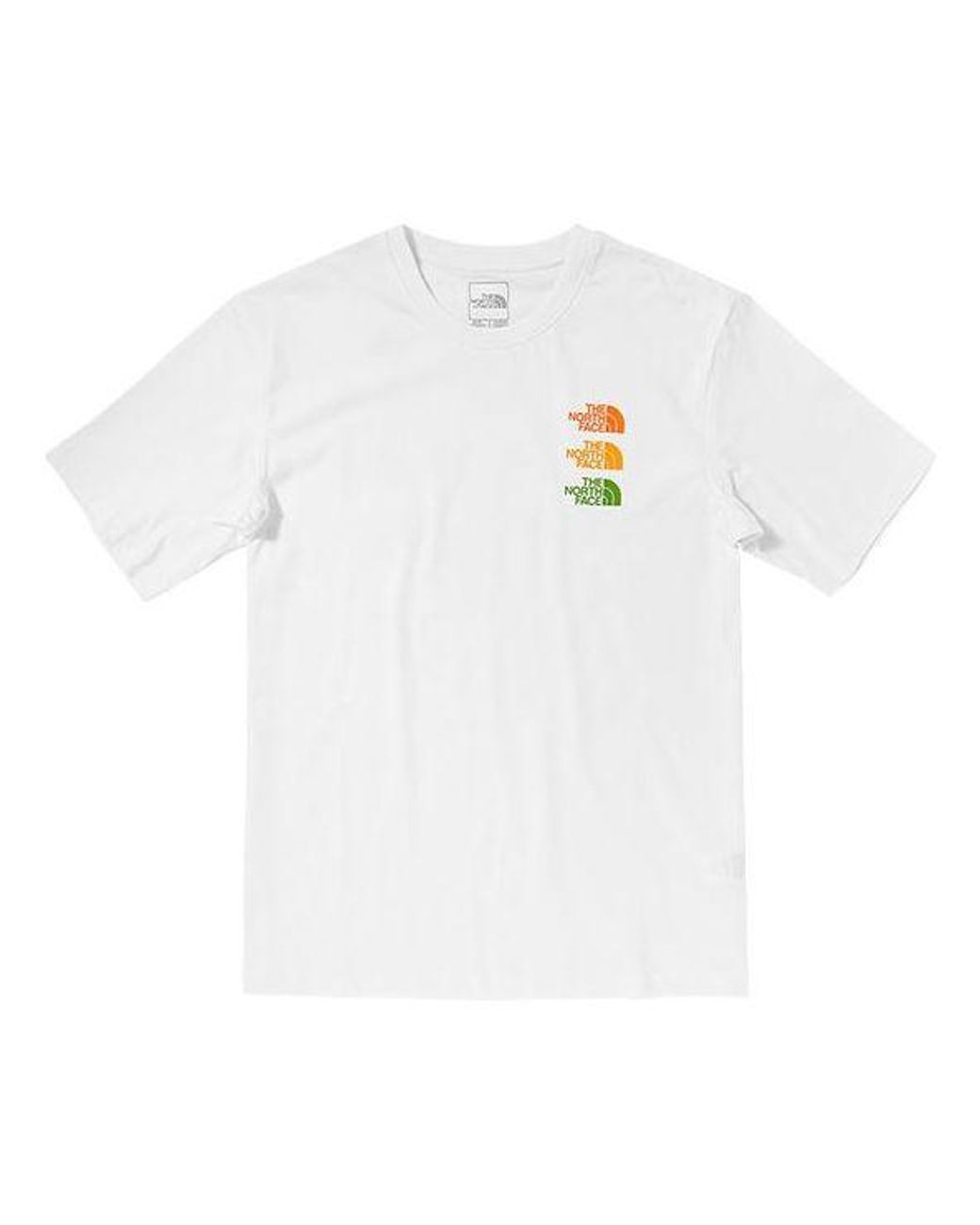 The North Face White Ss21 Tri Logo Shirt for men