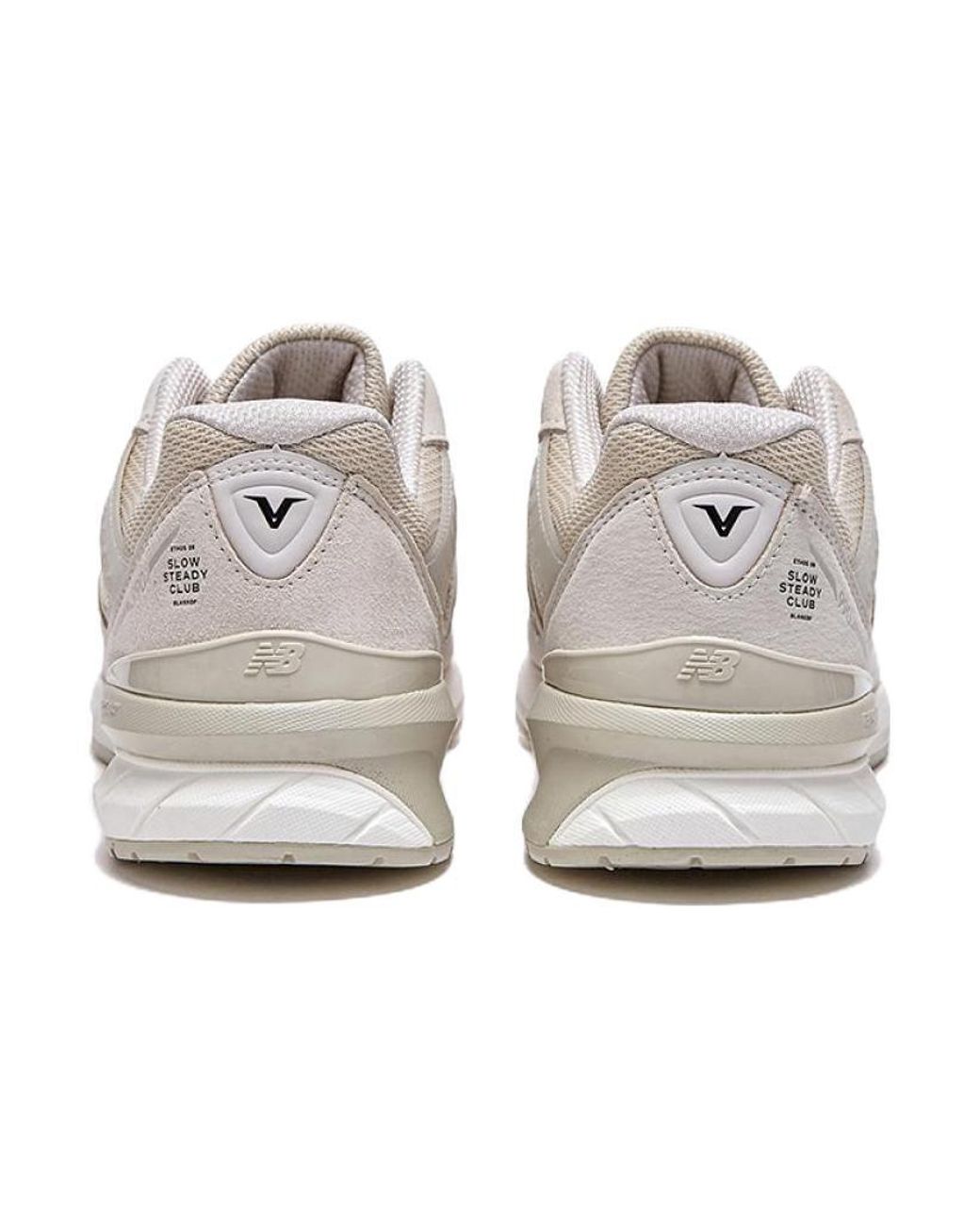 New Balance White Slow Steady Club X 990v5 Made In Usa for men