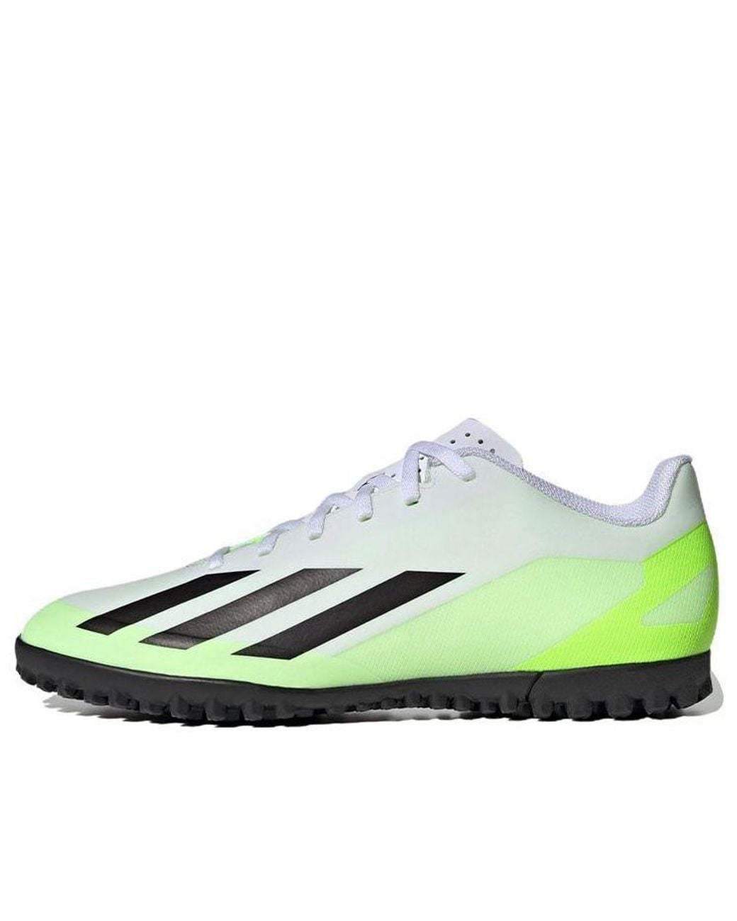 Adidas Green X Crazyfast.4 Tf Lucid Lemon' for men