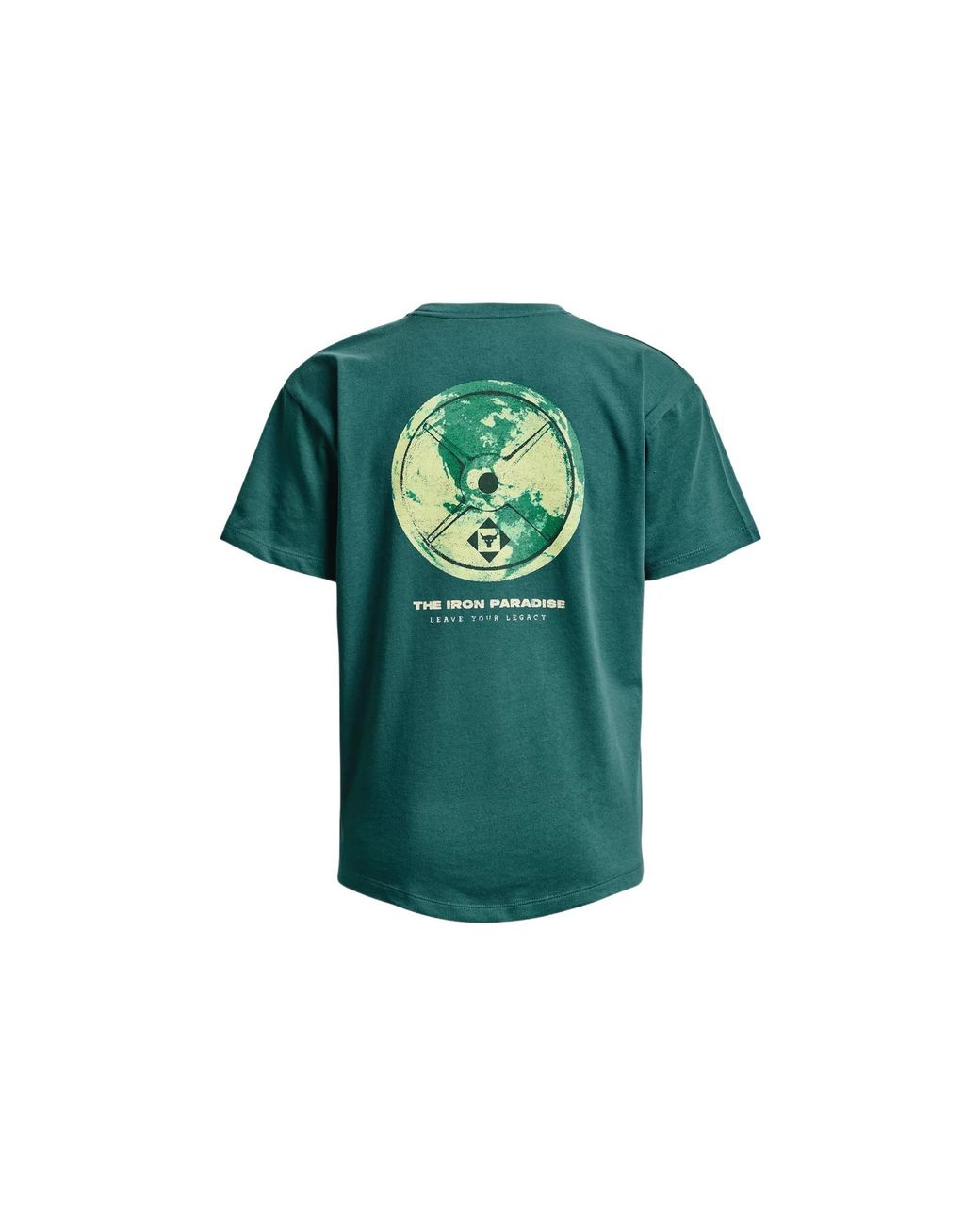 Under Armour Green (Wmns) Project Rock Globe T-Shirt 'Coastal'