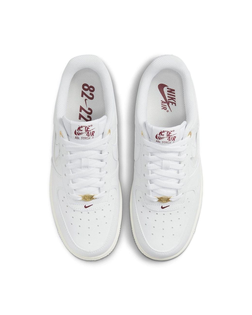 Nike White (Wmns) Air Force 1 '07 Premium 'History Of Logos'