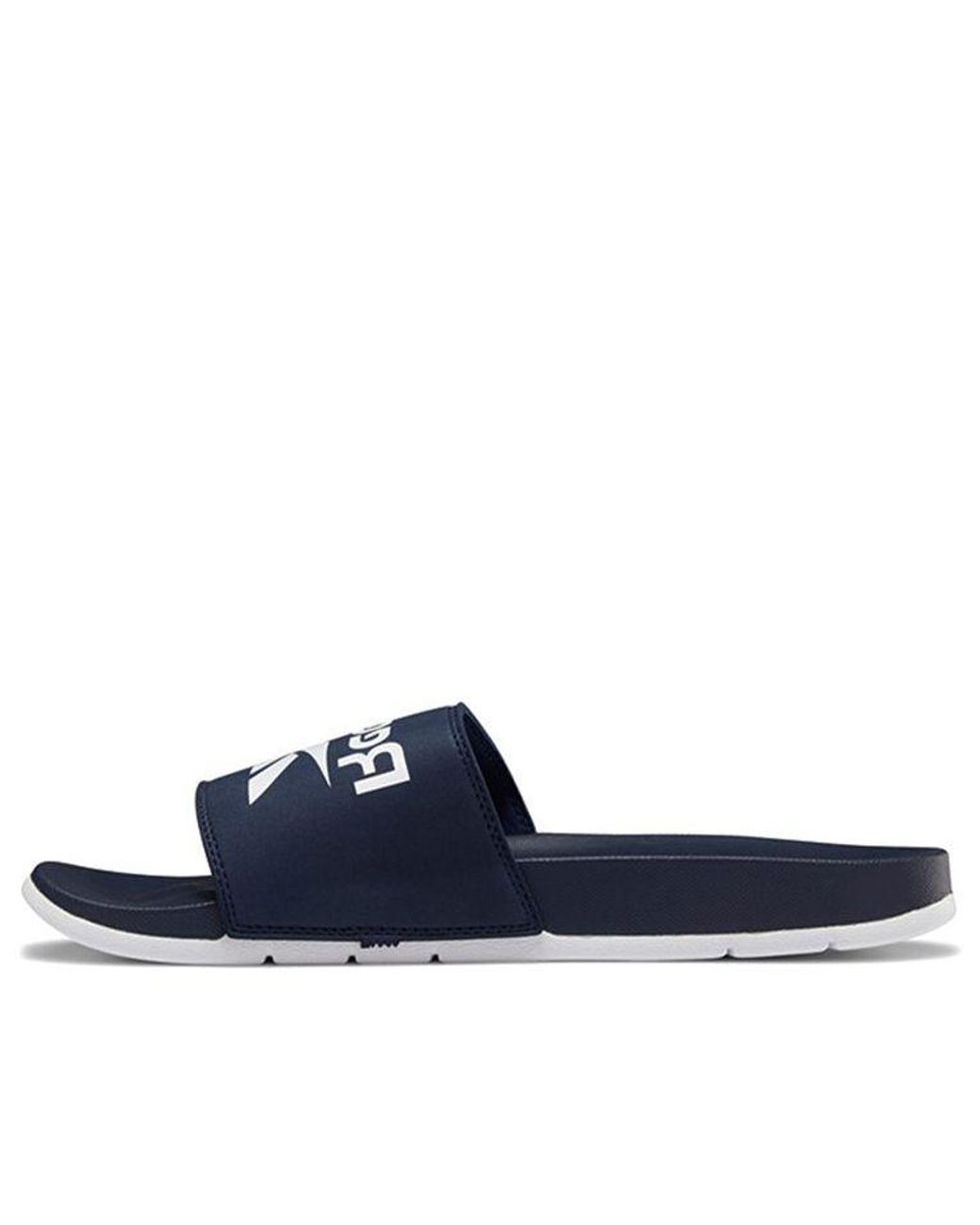 Reebok Blue Comfort 2.0 Slides 'Collegiate' for men