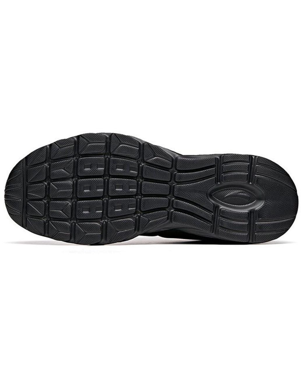 Anta Black Running Series Sneakers Leather for men