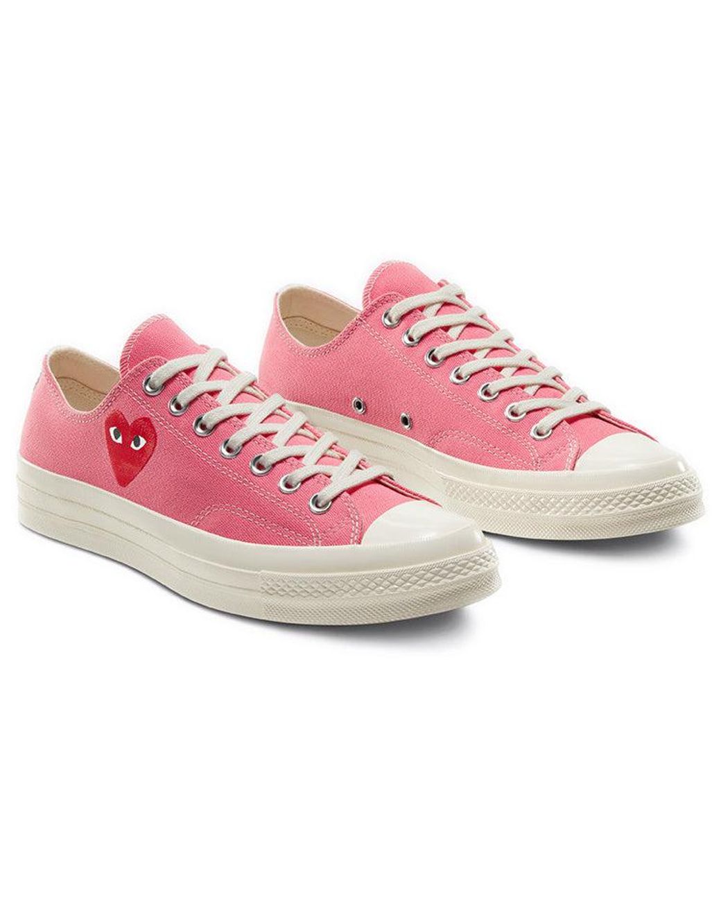 Converse Pink X Comme Des Garcons Play Chuck 70 Low 'Bright' for men