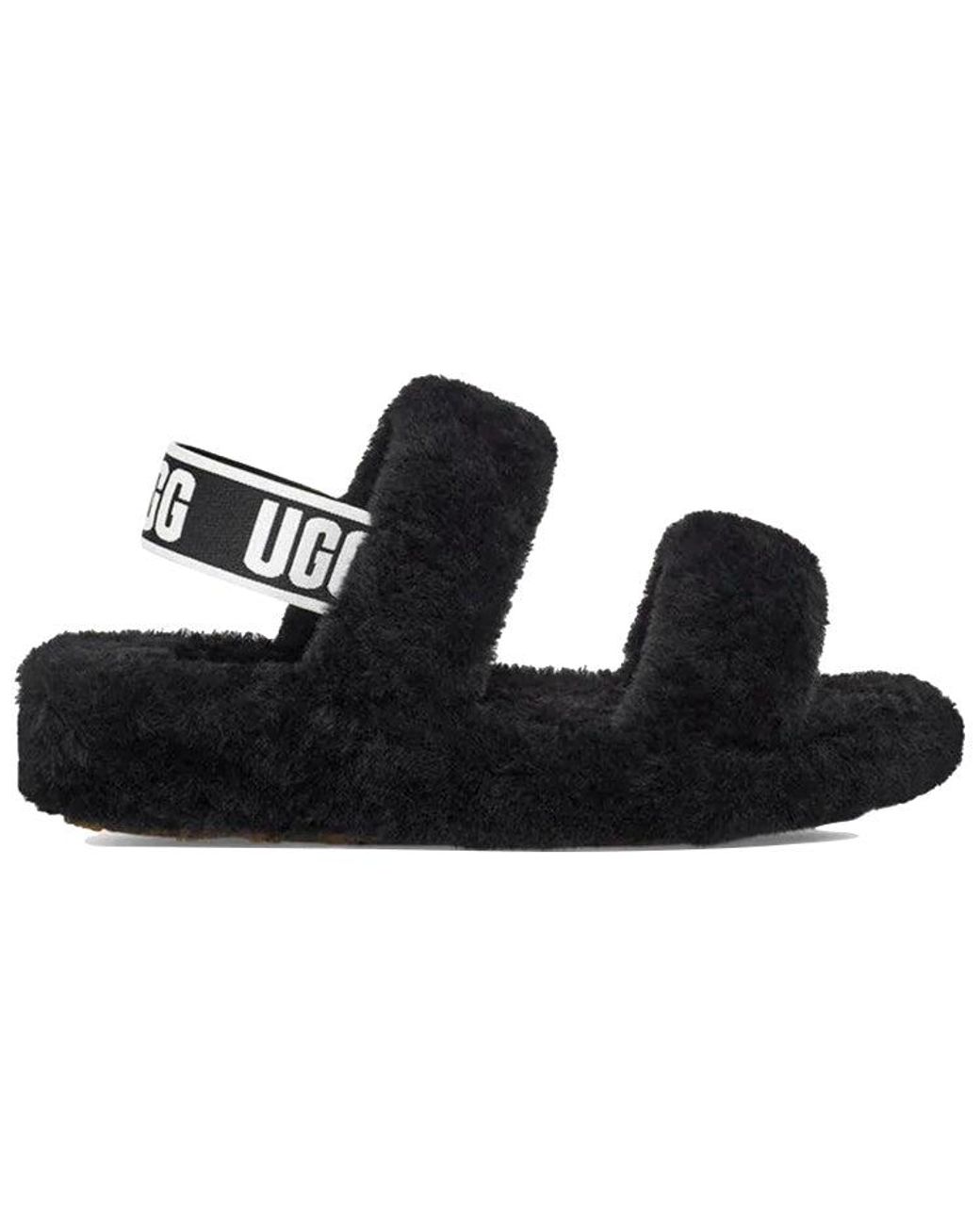 Ugg Black (Wmns) Oh Yeah Thick Sole Sandals