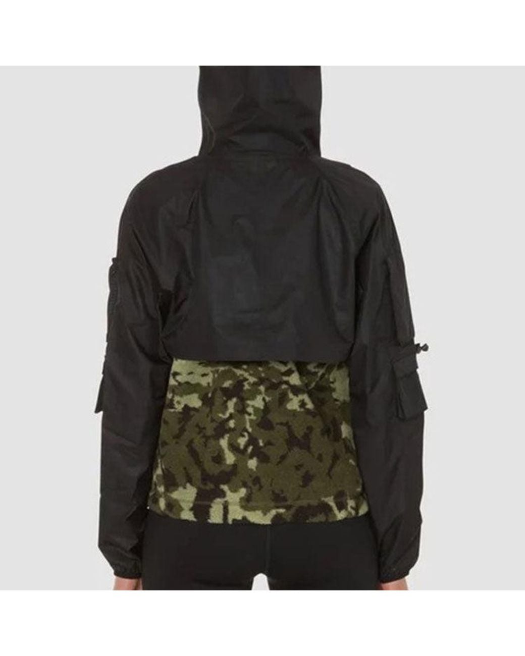 Nike Green (Wmns) Lab Hooded Top Camo'