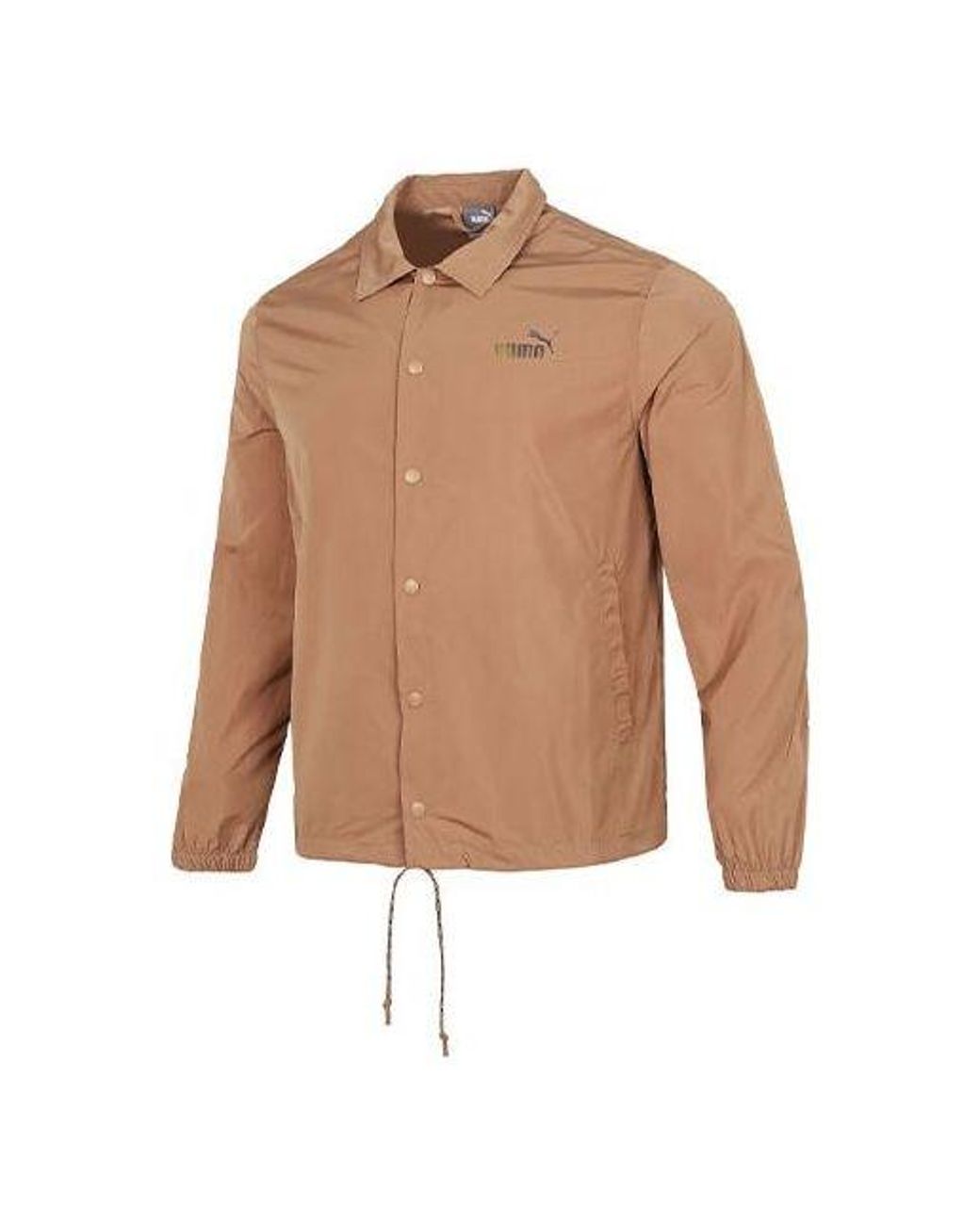 PUMA Brown Skb Logo Printing Jacket