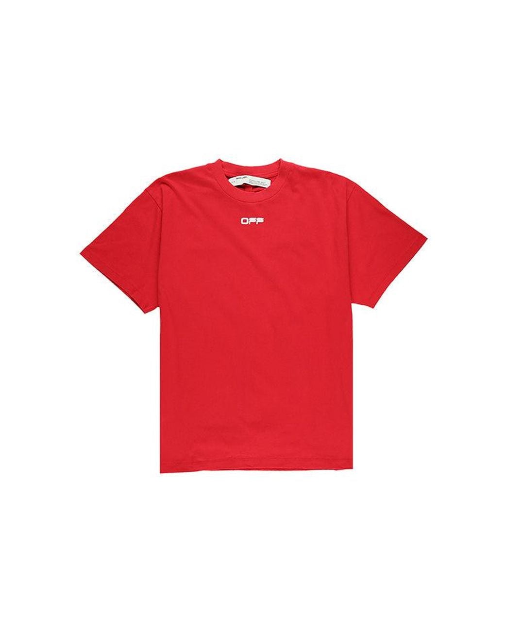 Off-White c/o Virgil Abloh Red Ss20 Airport Tape Print For for men