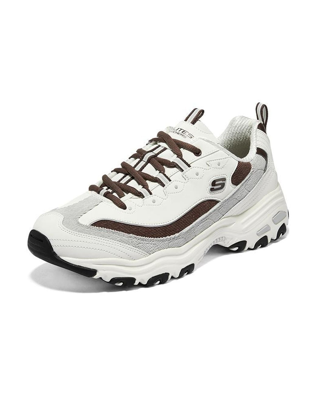 Skechers White D'Lites Varsity Spirit Sneaker for men