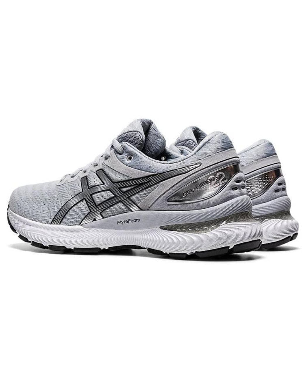 Asics Gray (Wmns) Gel-Nimbus 22 Platinum Pure'