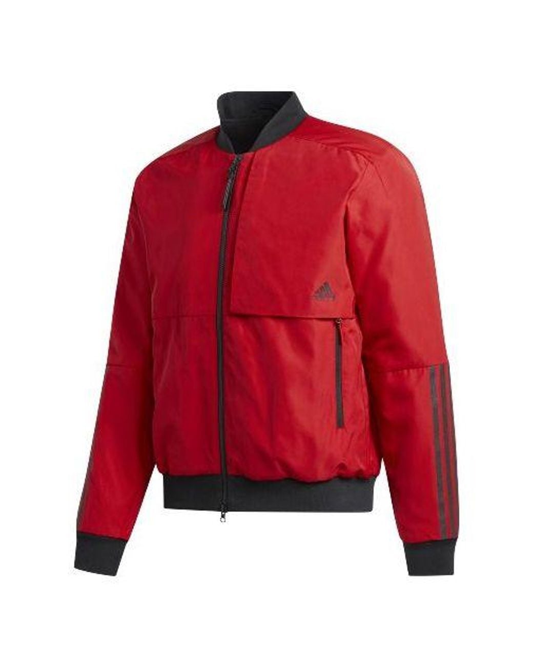 Adidas Red Mic Jkt Bomb Series Pattern Jacket for men
