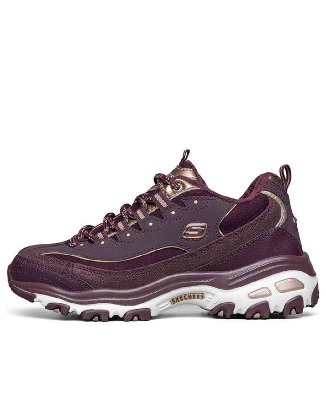 Skechers Purple (Wmns) D'Lites Running Shoes