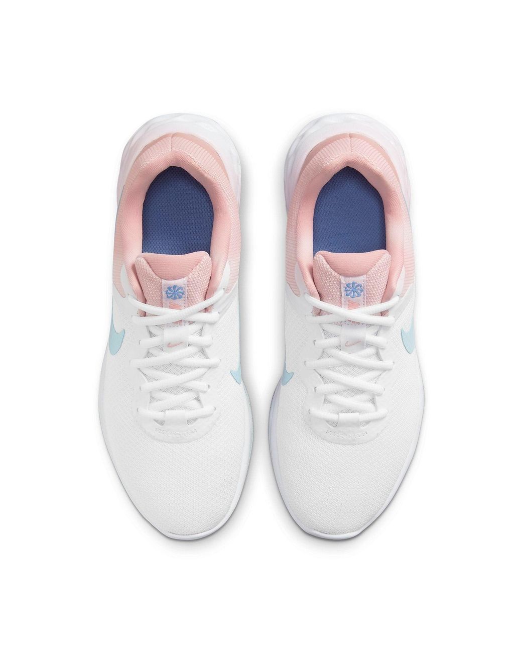 Nike White (Wmns) Revolution 6 Nn Low-Top