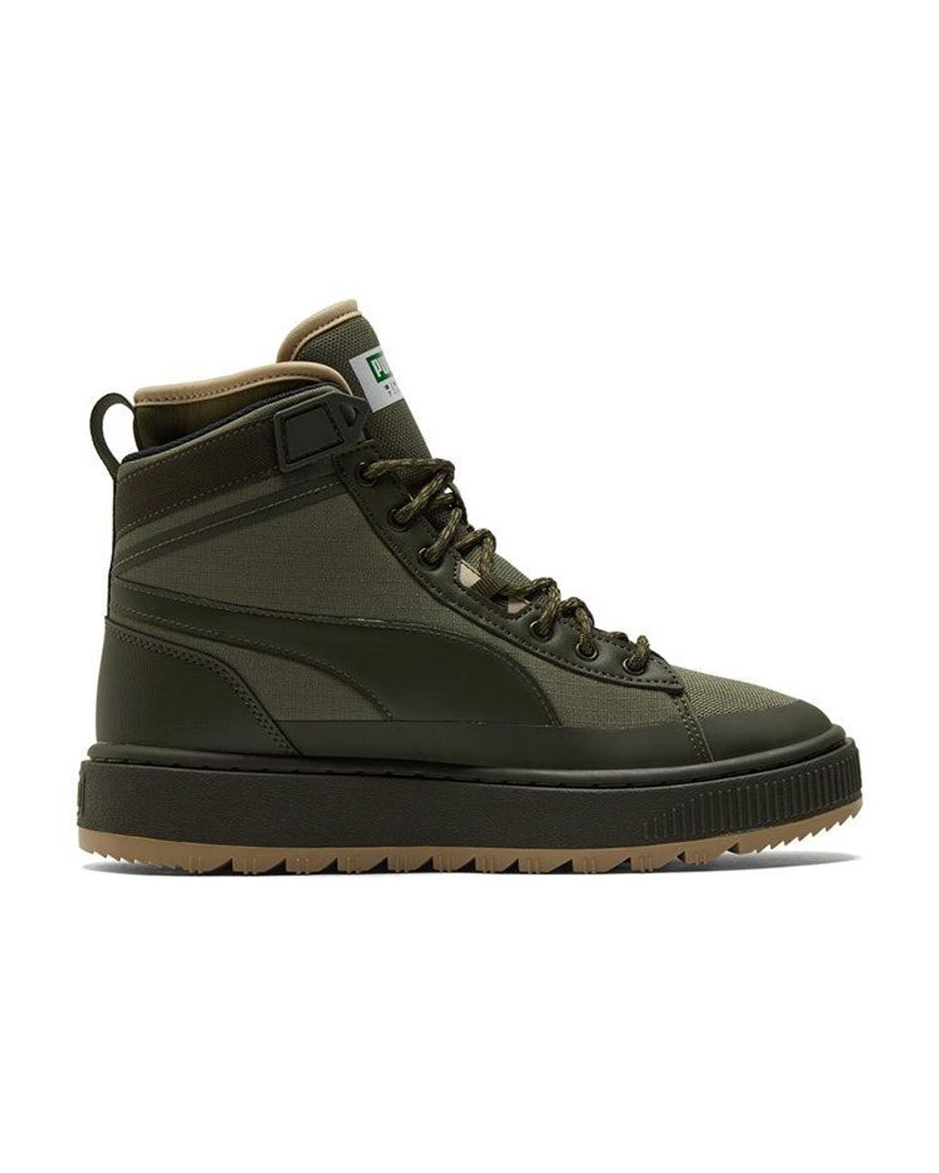 PUMA Black Suede Mid Wtr Sneakers
