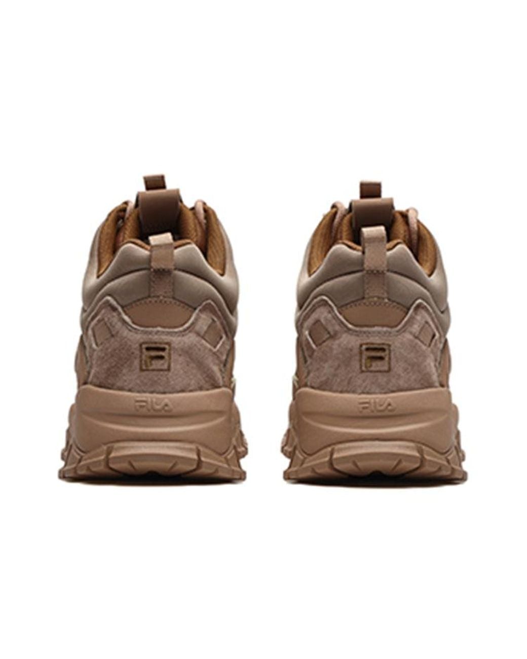 Fila Brown Tracer High-Top Running Shoes Coffee for men
