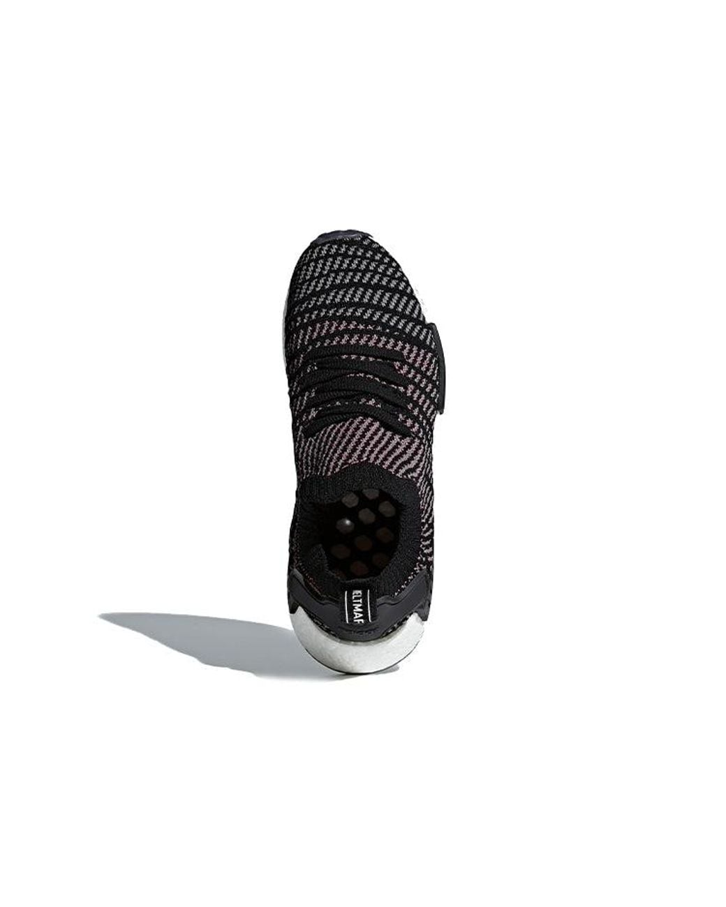 Adidas Black Nmd_R1 Stlt Primeknit 'Solar' for men