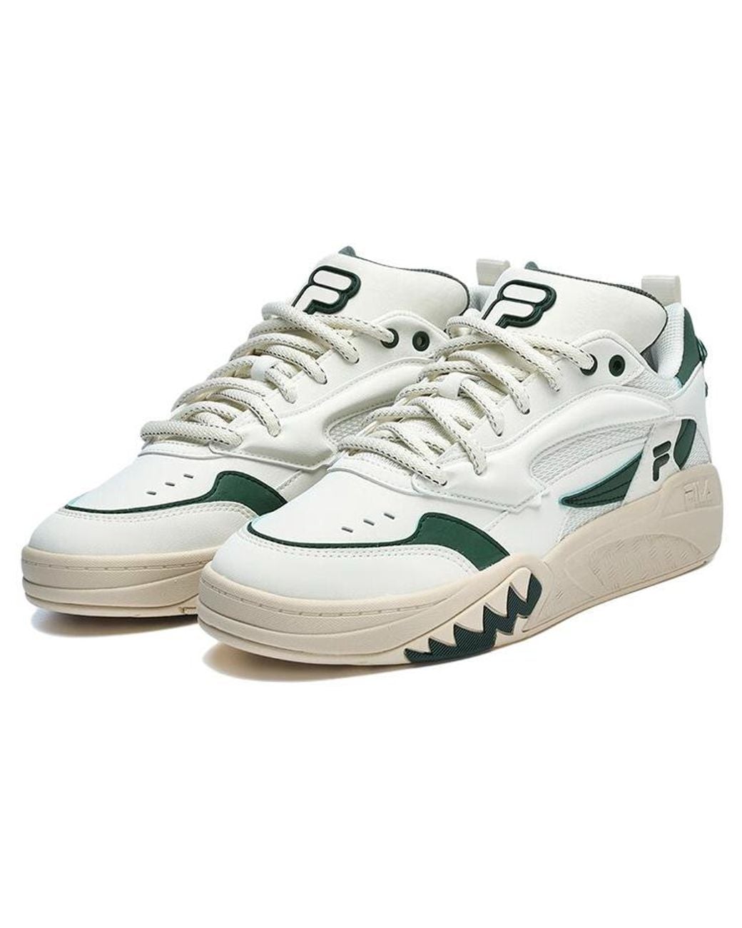 Fila White Desperado Vintage Basketbal Shoes for men