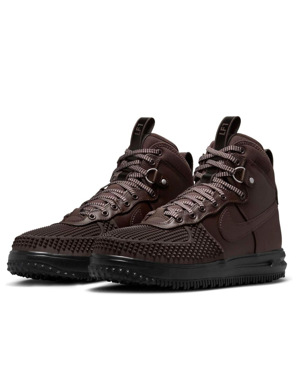 Nike Brown Lunar Force 1 Winterized Duckboot 'Baroque' for men