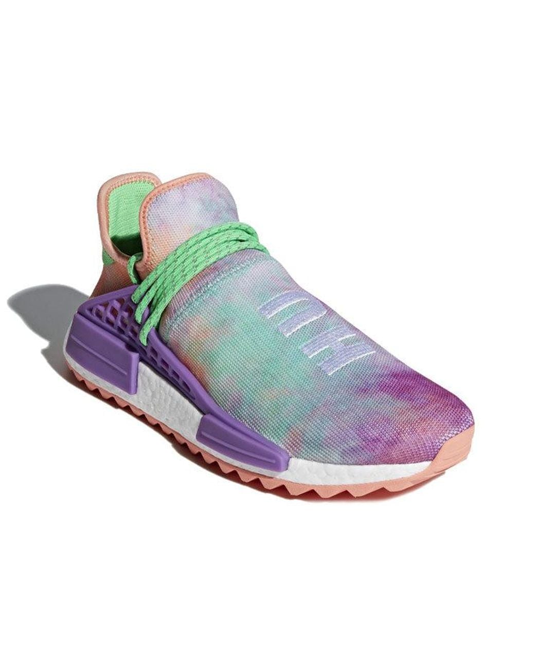 Adidas Purple Pharrell X Nmd Shoes for men