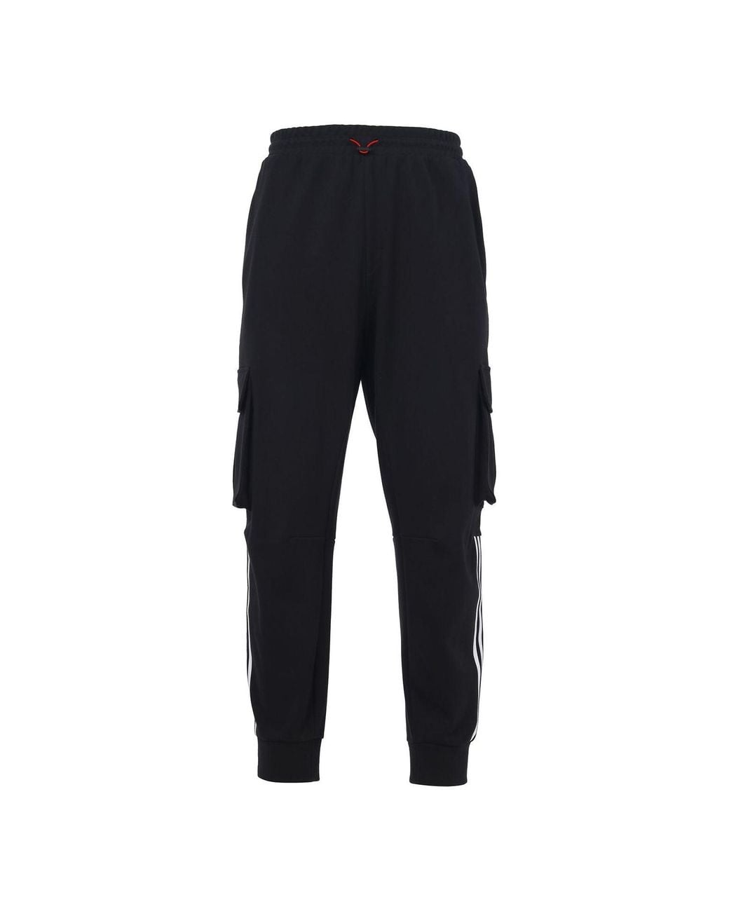 Adidas Black Cny Pnt Dk New Year's Edition Cargo Pocket Bundle Feet Sports Pants for men