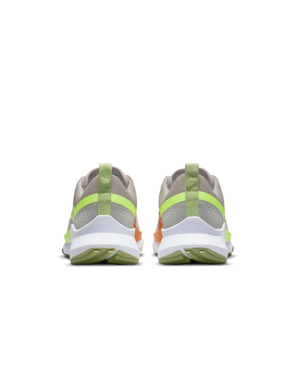 Nike White React Pegasus Trail 4 'Light Iron Ore Volt' for men