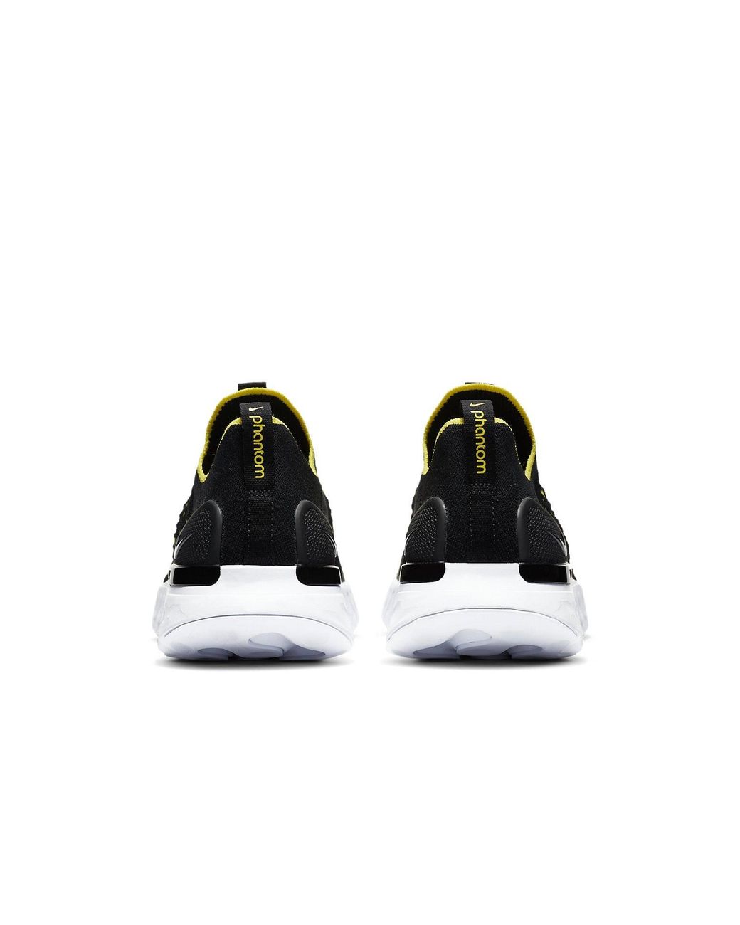 Nike Black React Phantom Run Flyknit 2 Sonic' for men