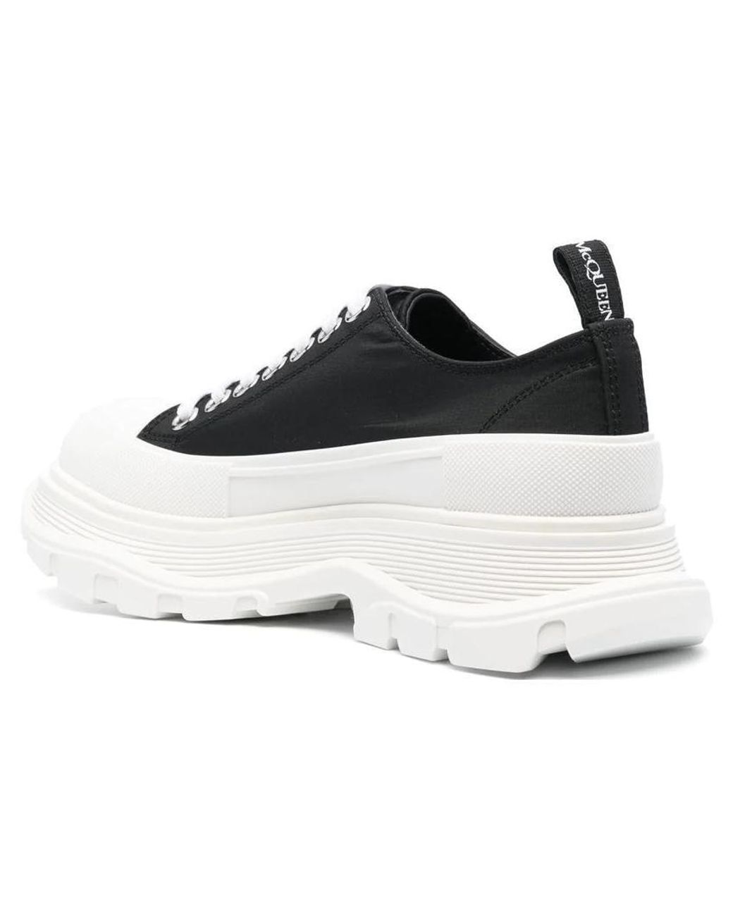 McQueen White (Wmns) Tread Slick Low Lace Up Graffiti Shoes