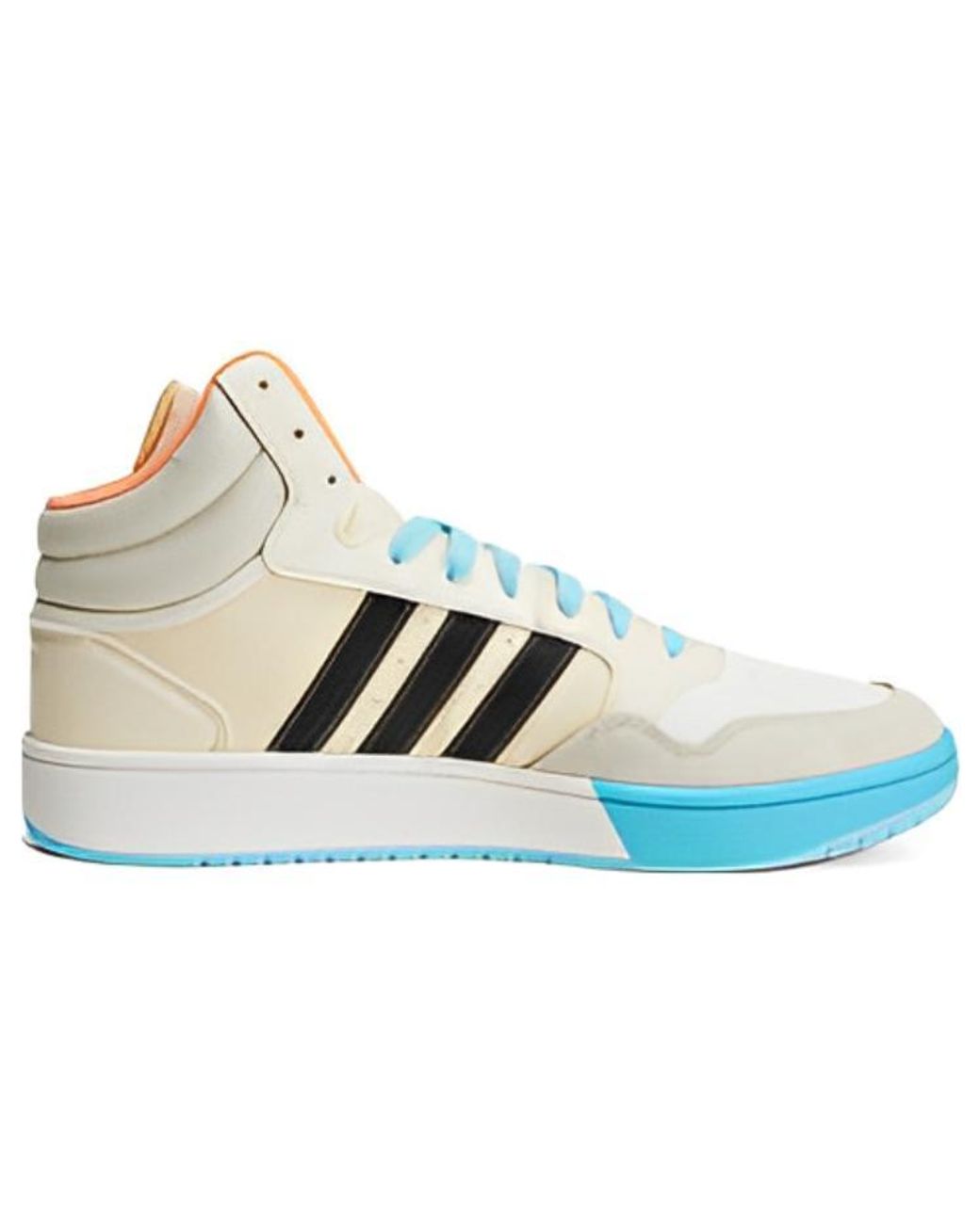 Adidas Blue Hoops 3.0 Mid Shoes for men