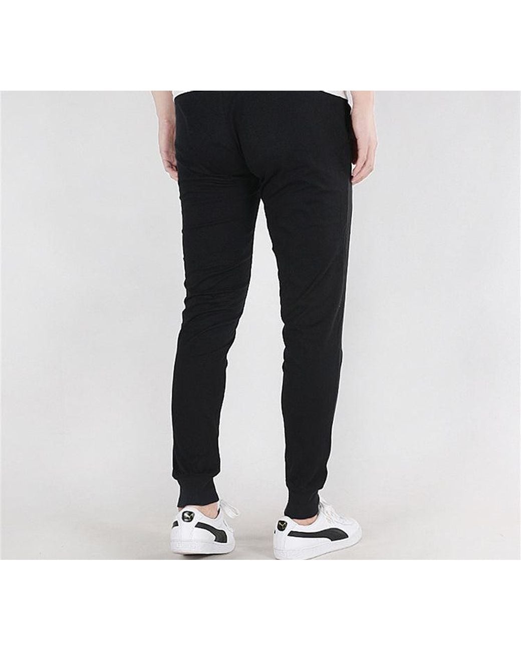 PUMA Black Classics Jersey Cuffed Pants for men