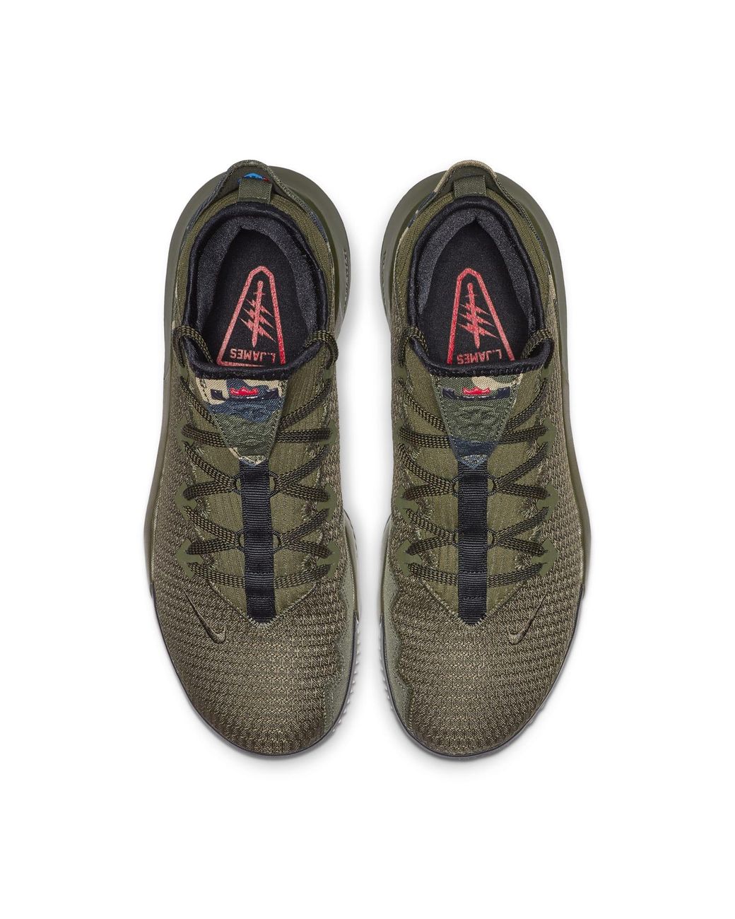 Nike Brown Lebron 16 Low Ep 'Camo' for men