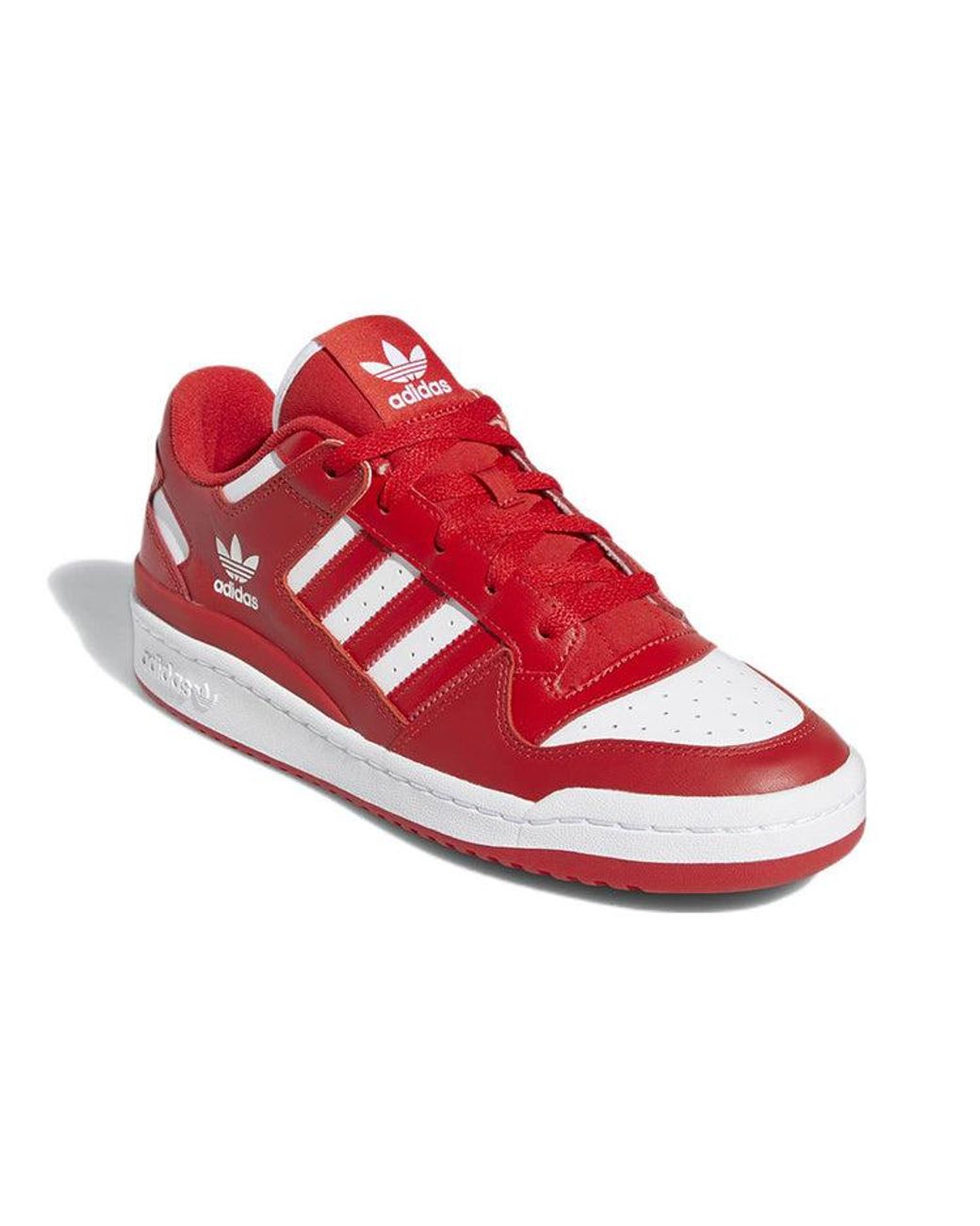 adidas forum exhibit low red