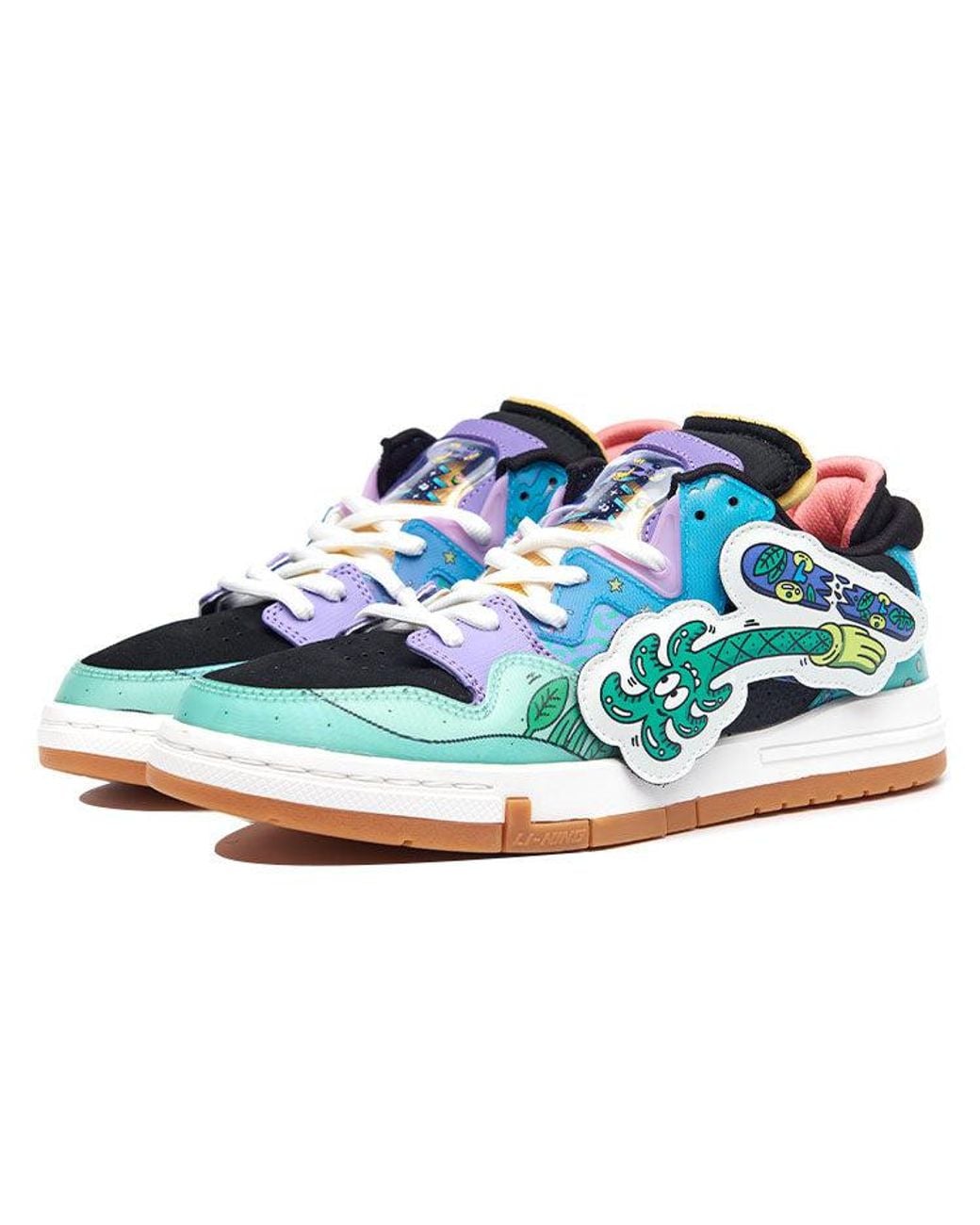 Li-ning Blue X Steven Harrington Weiwu Pro Artist Dual Velcro Patches